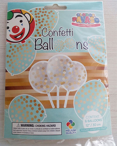 BALLONS MET CONFETTI NO. 12 - Afbeelding 7