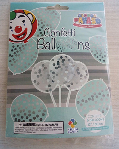 BALLONS MET CONFETTI NO. 12 - Afbeelding 5