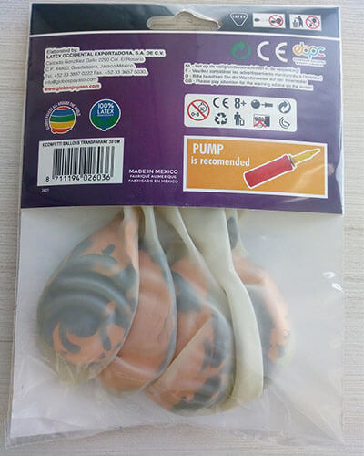 BALLONS MET CONFETTI NO. 12 - Afbeelding 10