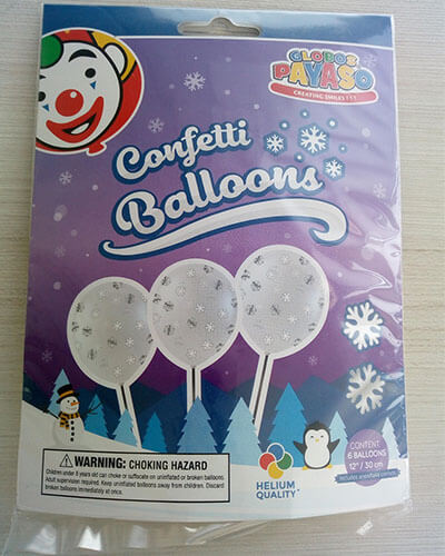 BALLONS MET CONFETTI NO. 12 - Afbeelding 3