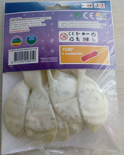 BALLONS MET CONFETTI NO. 12 - Afbeelding 4