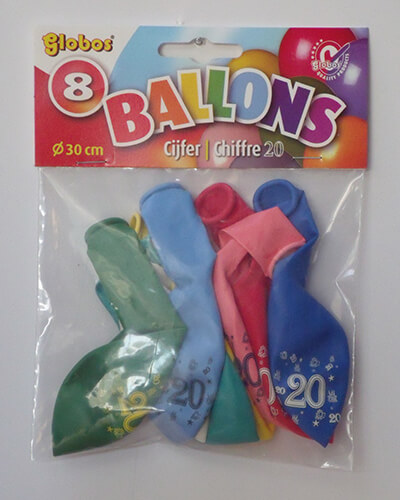 The Balloon Factory Klein Verpakkingen