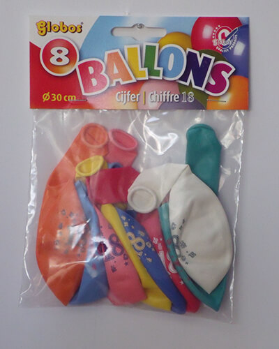 The Balloon Factory Klein Verpakkingen