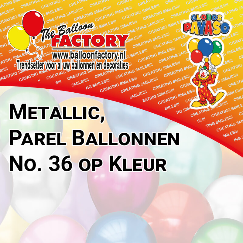 No. 36 Metallic/Parel op kleur