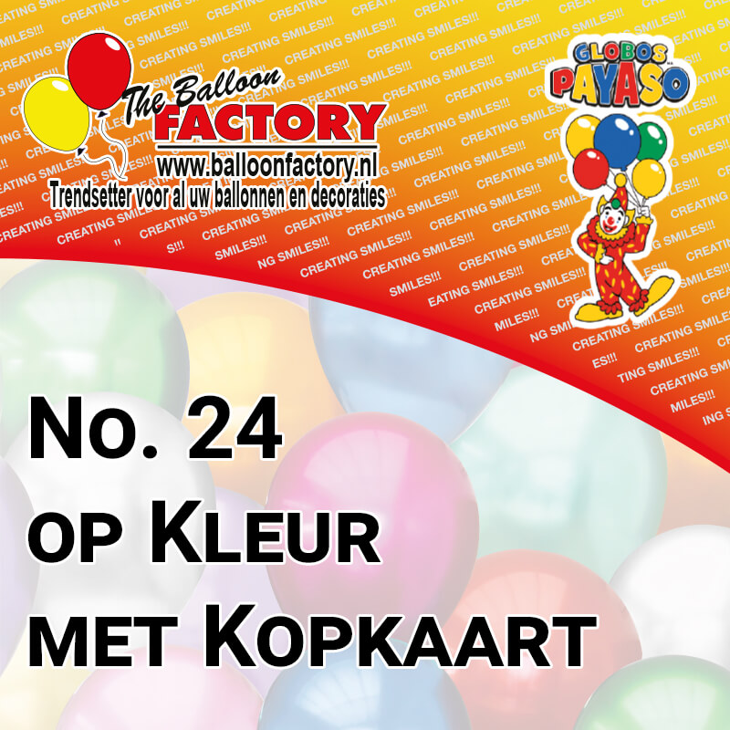 No 24 op kleur met kopkaart