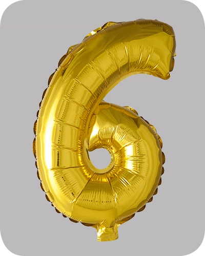 The balloon factory cijfer folie ballonnen