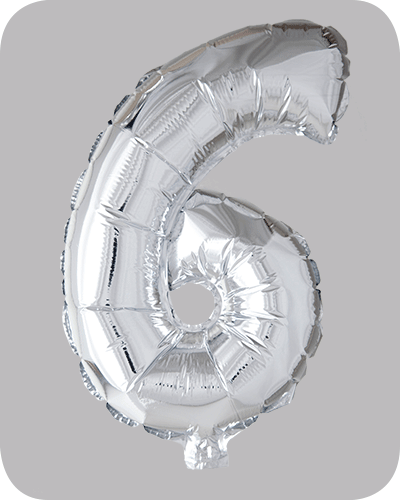 The balloon factory cijfer folie ballonnen