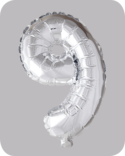 The balloon factory cijfer folie ballonnen