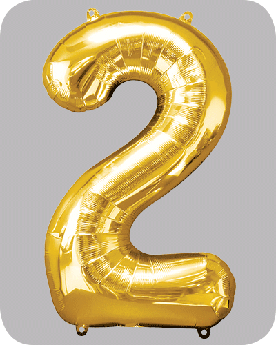 The balloon factory cijfer folie ballonnen 6322