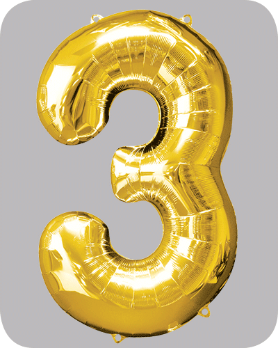 The balloon factory cijfer folie ballonnen 6323