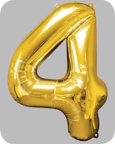 The balloon factory cijfer folie ballonnen 6324