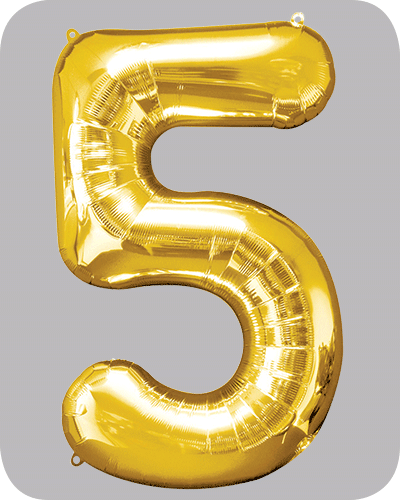 The balloon factory cijfer folie ballonnen 6325