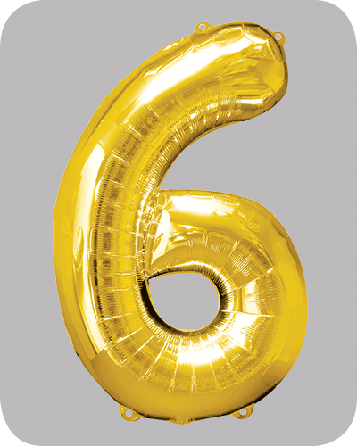 The balloon factory cijfer folie ballonnen 6326