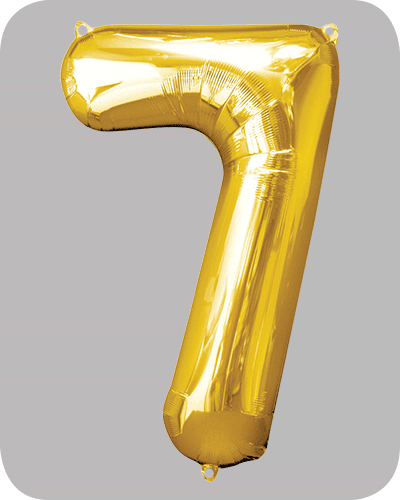 The balloon factory cijfer folie ballonnen 6327