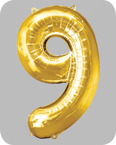 The balloon factory cijfer folie ballonnen 6329