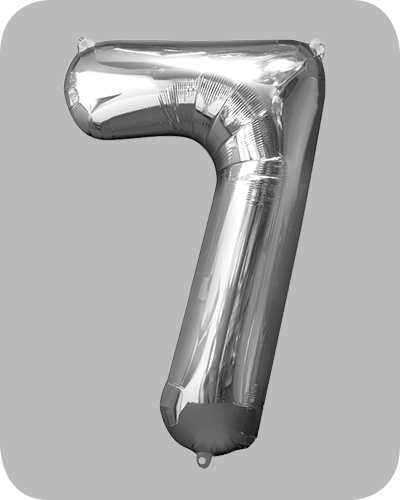 The balloon factory cijfer folie ballonnen 6337