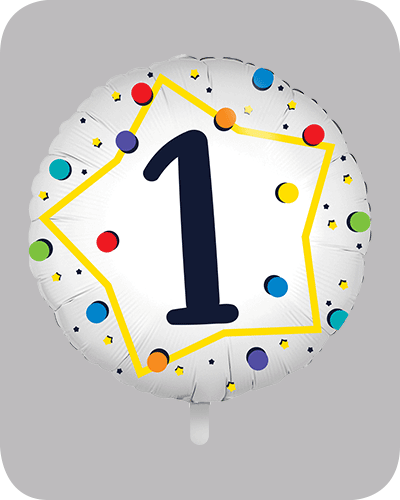 The balloon factory cijfer folie ballonnen