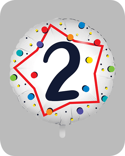 The balloon factory cijfer folie ballonnen