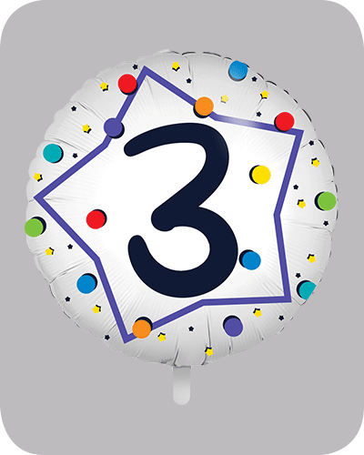 The balloon factory cijfer folie ballonnen