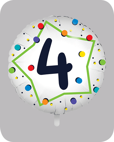 The balloon factory cijfer folie ballonnen