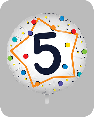 The balloon factory cijfer folie ballonnen