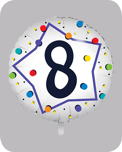 The balloon factory cijfer folie ballonnen