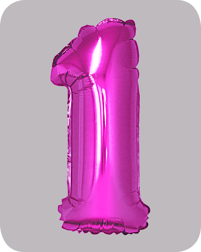 The balloon factory cijfer folie ballonnen 6370